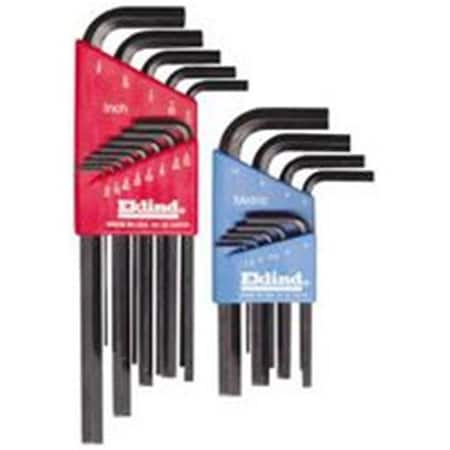 Eklind Eklind Tool Key Hex Set 22Pc Sae/Met Hex-L 10022 6782262